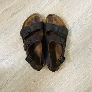 Men's Birkenstock Milano 2 Strap Ankle Brown Mocha